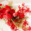 Artificial Floral Swag 29.5 Inch Spring Decorative Wedding Arch Flower for Table Centerpieces Door Lintel Party Pink