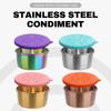 60 мл контейнер для заправки салата герметичная коробка для приправ портативная нержавеющая сталь соусница с крышкой маленькая чашка для приправ