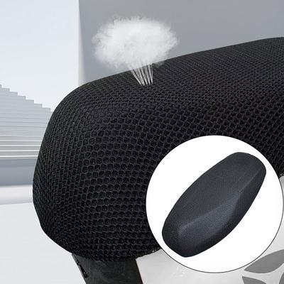 Чехол на сиденье мотоцикла с 3D-сеткой, защитный чехол для сиденья, противоскользящая подушка, сетка, противоскользящая накладка, чехол для сиденья, аксессуары для мотоциклов