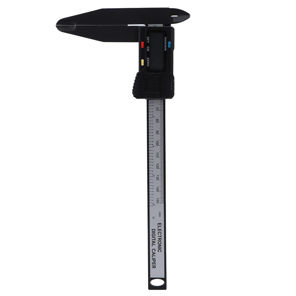 150mm/300mm Digital Caliper - Electronic Carbon Ruler with Extended Jaw for Precision Measurement Tool