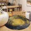 Carpet Salon Decorative Floor Mats Round Carpet Chair Sofa Bubble Kiss Tree Ring Round Carpet Bedroom Living Room Decor