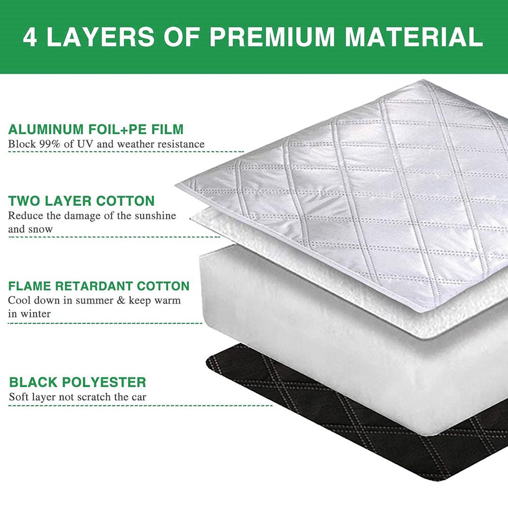 RV Windshield Cover RV Front Window Sunshade Cover Anti Snow, Anti Frost, Anti Dust, Anti Dirt with