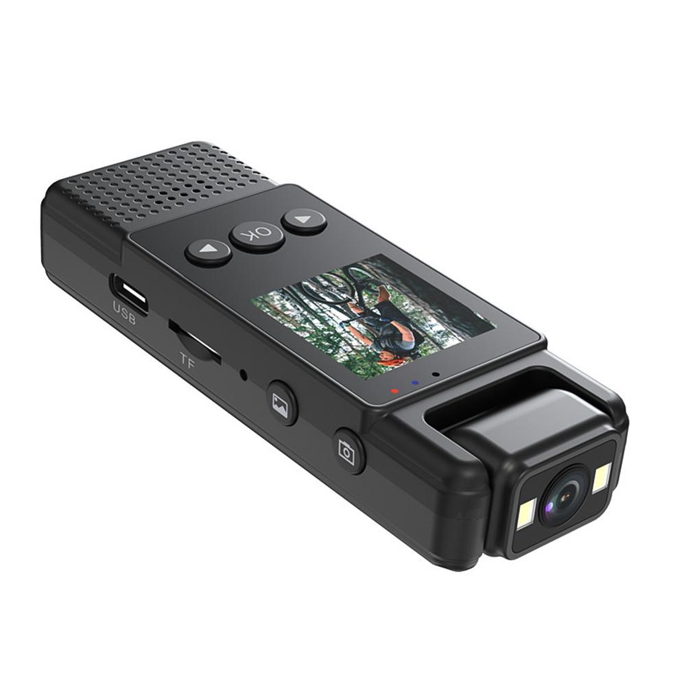 1080P WiFi Body Camera with Audio and Video Recording Wearable Body Cam Mini Clip-on Camera