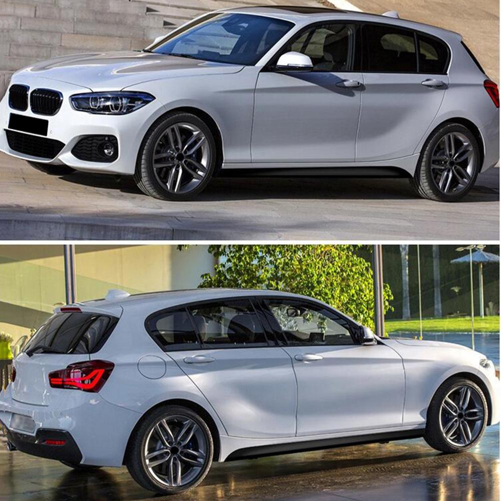 2 шт., наклейки в полоску на порог, боковая юбка автомобиля, 3D наклейки из углеродного волокна для BMW E90 E92 E93 F20 F21 F30 F31 F32 F33 F34 F15 F10 F01 F11 F02