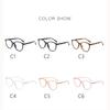 Anti-Blue Light Glasses Exquisite Round Eyewear Women Men Luxury Eyeglasses Blue Light Blocking Man Lady Computer Eyeglas