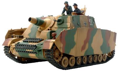 Tamiya Военная миниатюра. Немецкий армейский штурмовой танк Brumbair, поздняя модель, пластиковая модель 35353 1/35 № 353 №