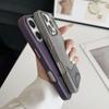 For iPhone 16 Pro Case Compatible with MagSafe Aluminium Alloy Heat Dissipation Leather Phone Back Cover