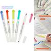 5/35 шт. настоящие мягкие хайлайтеры, пастельный хайлайтер с двумя кончиками, маркеры разных цветов, не оставляющий пятен хайлайтер для детей и взрослых