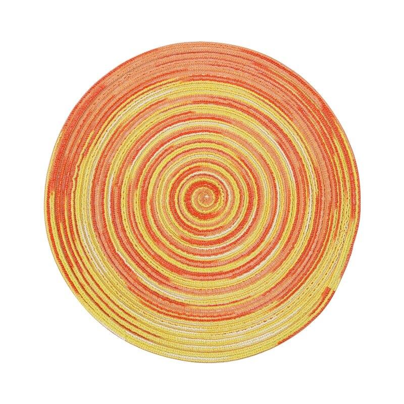 Round Braided Placemat Anti Scald Elegant Beautiful Home Decoration