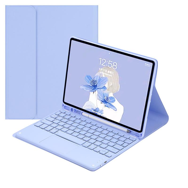Беспроводная клавиатура с тачпадом для Samsung Galaxy Tab S10 FE 10.9" Чехол /S9 FE 10.9 дюймов Планшеты Клавиатура Чехол Funda