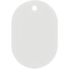 Open Industrial Number Oval Luggage Numbered 25 Tags, Tags, Tags, Tickets, Small, White, Count, BF-41-WH