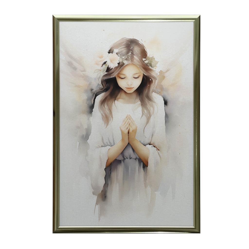 Plakat Anioł W Subtelności Plakat Anioł W Subtelności, 30X40 Cm, Bez Ramy, Płótno Premium Na Blejtramie