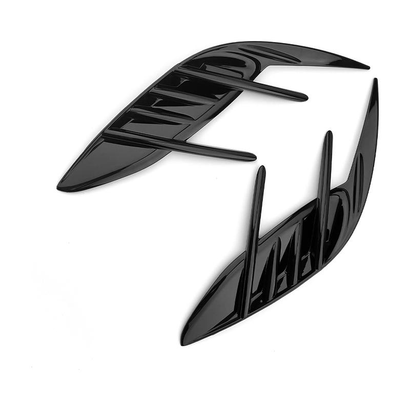 For KIA Stinger 2018-2023 Rear Bumper Side Vent Grill Trim Cover Side Fender Covers Fender Exterior Body Kit Stickers