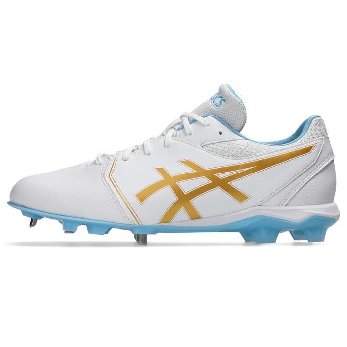 [Asics] Baseball Shoes NEOCONNECT WHITE/PURE GOLD 25.0 cm 2.5E 104(WHITE/PURE GOLD)