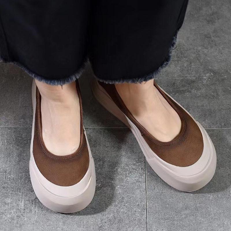 Мокасины женские осенние тонкие туфли новые туфли-лодочки на платформе 4 см модные туфли на толстой подошве на плоской подошве повседневная обувь из мягкой кожи