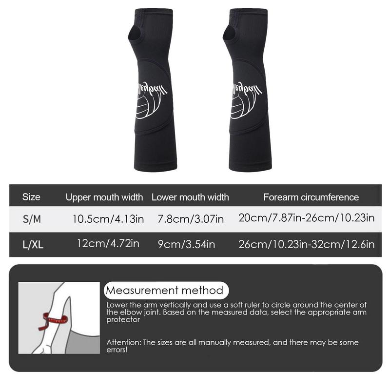 1 пара волейбольных нарукавников, эластичные спортивные нарукавники для баскетбольных тренировок, дышащая компрессионная повязка на руку, поддержка запястья