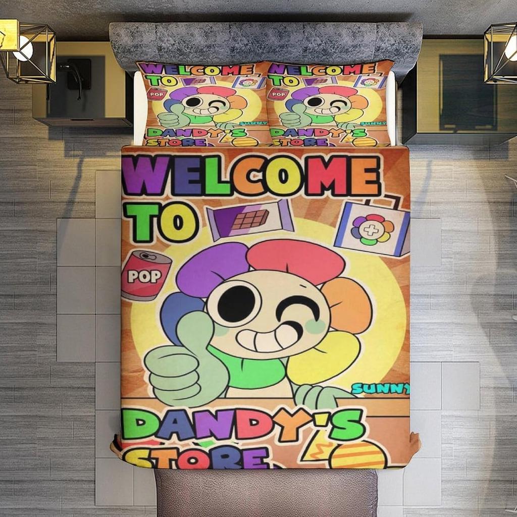 Комплект постельного белья D-Dandy's World с 3D-принтом, аниме-комплект пододеяльника с наволочками, подарок на день рождения для мальчика, подростка, девочки, мягкое милое постельное белье