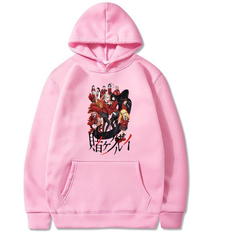 Юмеко Джабами Какегуруи Твин Японская Анимация Мужская Толстовка Унисекс Пуловер Мужской Винтажная Толстовка с Графикой Топы Одежда