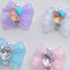10Pcs Nail Art Charms Shiny DIY Manicure Nail Tips Accessory Love Heart Rhinestone Bow Nail Decoration for Nail Salon