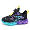 2027 Children's Rotating Buckle Running Shoes Sports Shoes Spring Low-top Leather Surface Boys Middle School Students Primary School Travel Ru