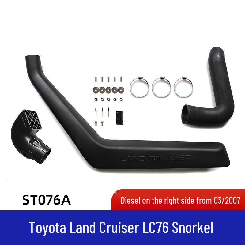 Toyota Land Cruiser LC76 Ротоформованный шноркель Воздухозаборная труба ST076A