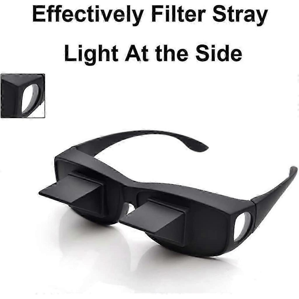 Bed Prism Spectacles Horizontal Mirror Lazy Readers Glasses 90 Degree Prism Glasses For Laying Down Reading And Watching Tv