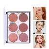 6 Color Blush Glow Kit Face Powder Blusher Palette Makeup Contour Palette Maquillage Facial Cosmetic
