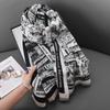 Cross-Level Fashion Roman Arena Printed Scarf Women'S Design Sense Niche Sweet Cool Style Retro Shawl