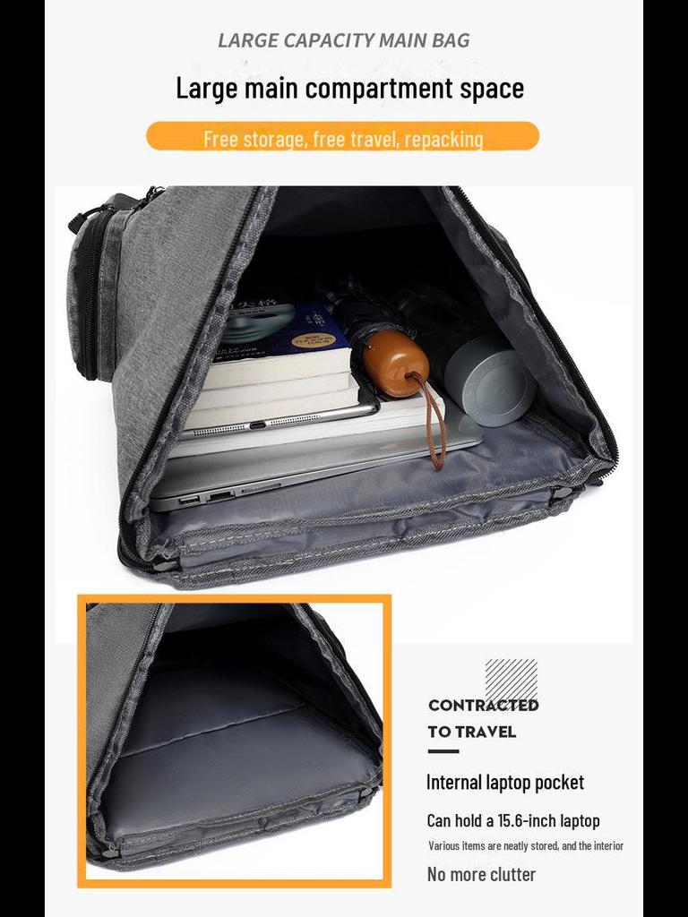 Мужской многофункциональный рюкзак большой вместимости для путешествий, учебы и бизнеса