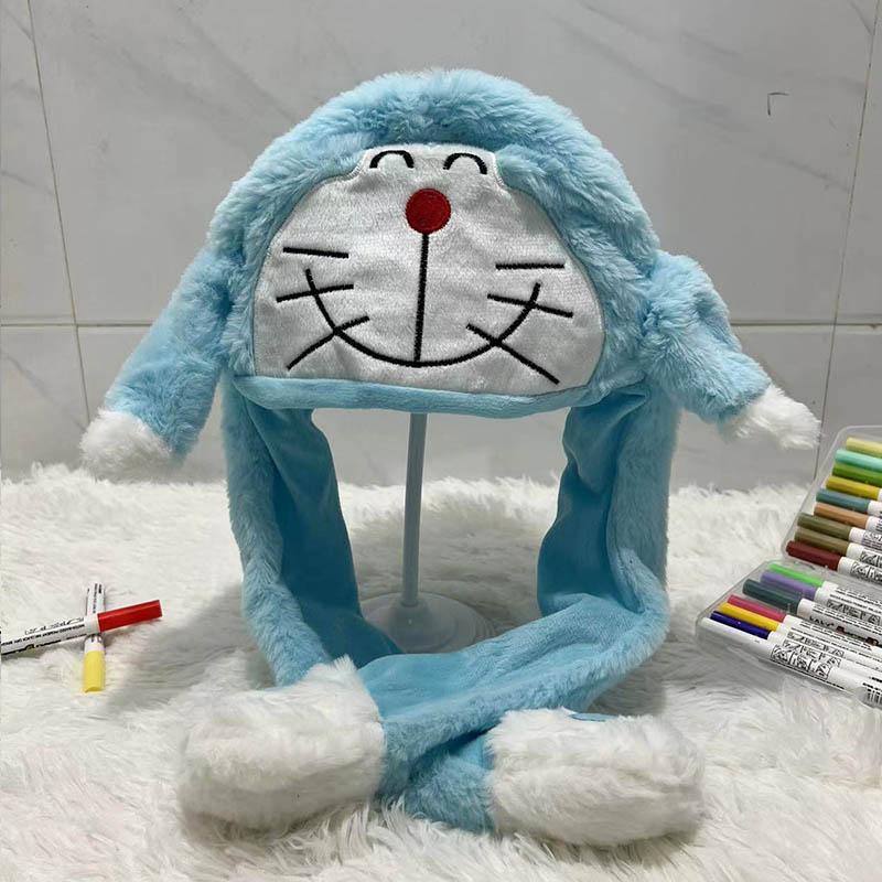 Шапка кролика с подвижными ушами, кавайный косплей, милая шапка кролика, фестиваль, праздник, день рождения, забавный подарок для детей, мальчиков, девочек