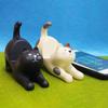 Desktop Stand Mobile Phone Lazy Bracket Lazy Cat Mini Phone Holder Resin Phone Bracket Cat Shape