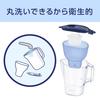 BRITA Aluna XL Water Filter, Blue, 1.75L Filtered Water Capacity, 3.5L Total Capacity, Includes One Maxtra Plus Cartridge [Official Japanese Product]