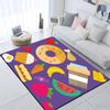 Cute Cartoon Print Carpet Yoga Living Room Doormat  Living Room Area Rug Games Area Washroom Floor Mat Children's Crawling Mat