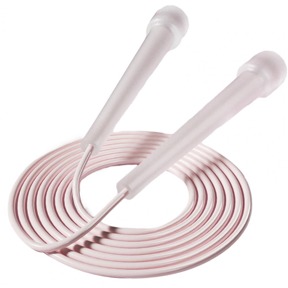 Скоростная скакалка с эргономичной ручкой, регулируемая длина, скакалка для дома и улицы, оборудование для фитнеса для похудения