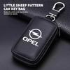 BBGV3 Car Key Bag Keychain Wallet Case Zipper Purse Keyring Holder For Opel Astra G H J K F Corsa D Zafira B Insignia Mokka Regal