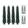 Flameless Taper Candles Christmas Decoration Desktop Holiday LED Candlesticks Ornament
