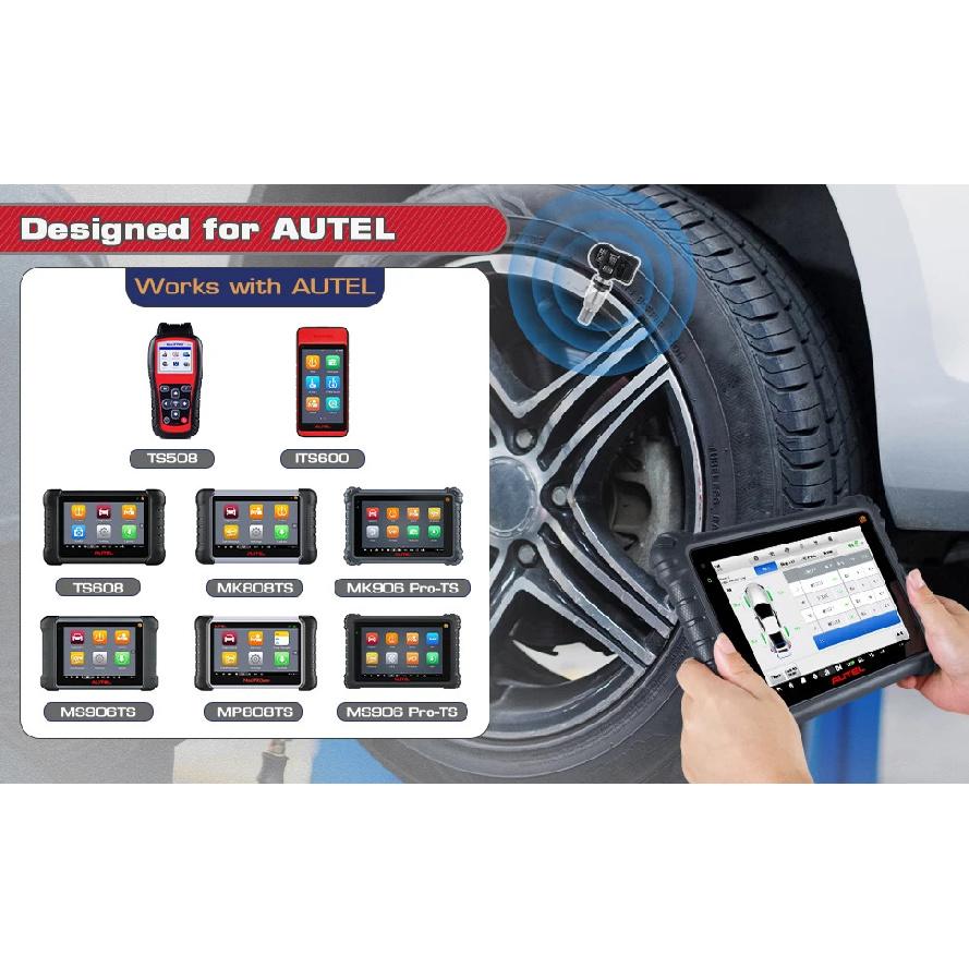4 шт. Autel 2-в-1 MX-Sensor Двухчастотный 315 МГц + 433 МГц Универсальные программируемые TPMS-датчики уровня OE для давления в шинах TS508WF