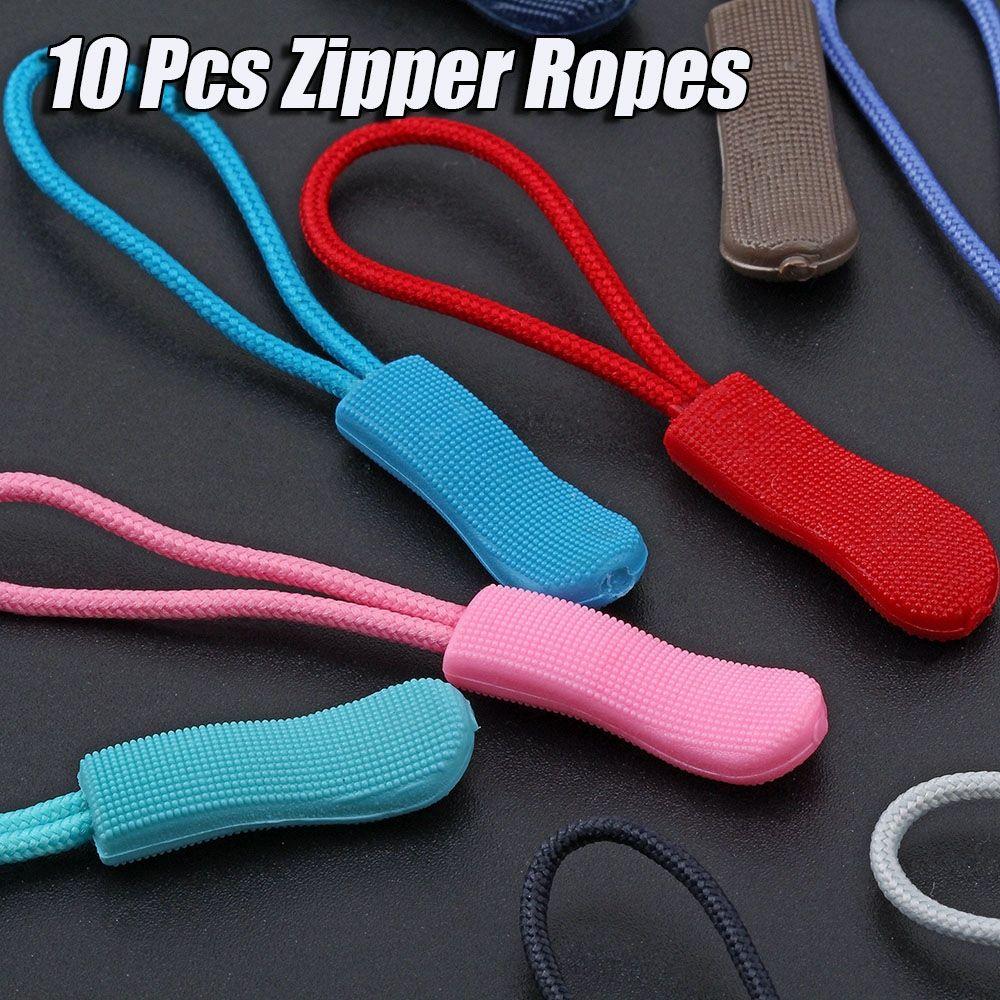 Backpack End Fit Crafts Rope Fixer Tag Zipper Ropes Zip Cord Zipper Puller Zipper Buckle