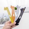 Metal Bookmark Ruler Cartoon Shape Adorable High Strength Not Easily Deformed Measuring Scale Ruler School Supplies