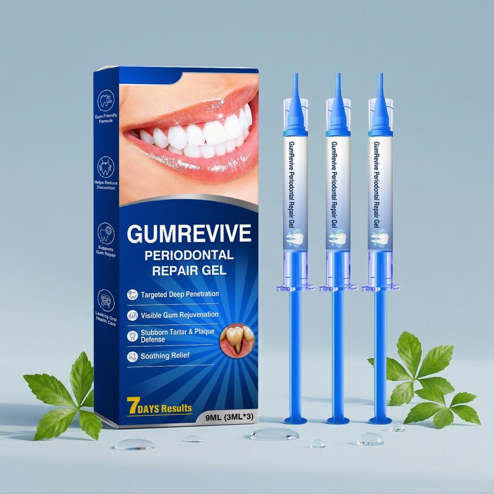 Gum Revive Профессиональный гель для восстановления десен и пародонта Свежая мята Натуральные растительные экстракты Бережный уход за полостью рта Бренд Гель для восстановления зубов