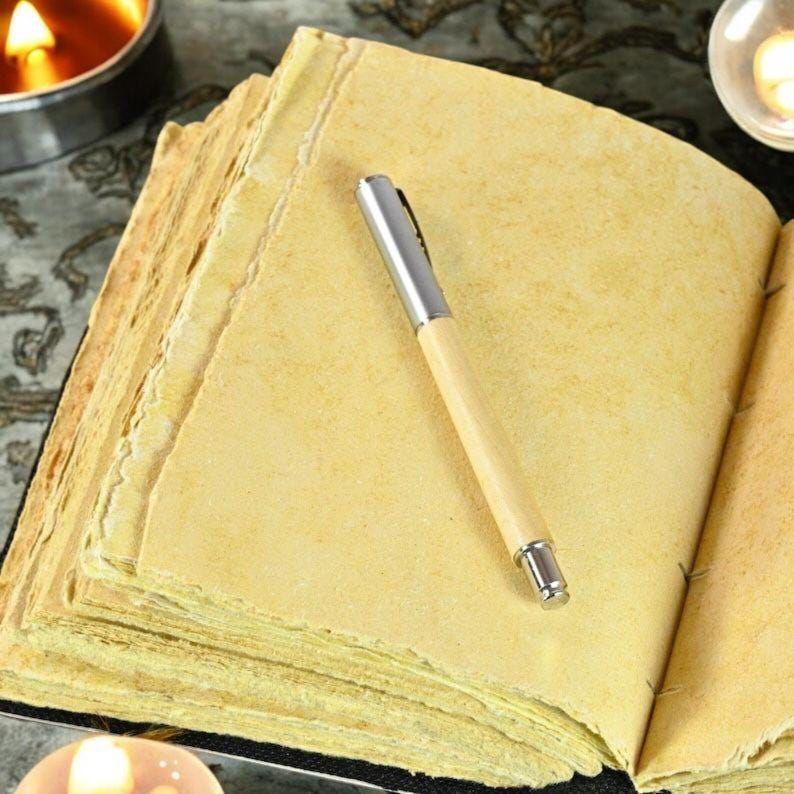 Кожаный журнал «Мать-Земля»: Гримуар Книга Теней