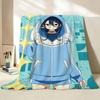 Character N Nayuta A Amakawa Throw Flannel Throw Blanket Suitable for Sofa Living Room Bedroom