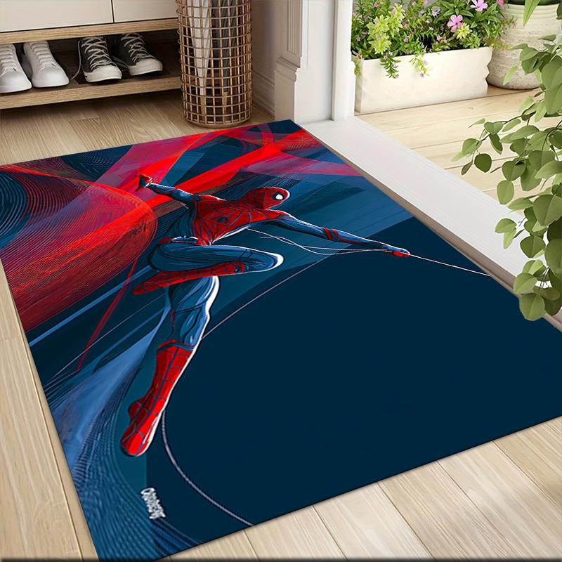 Spiderman Spiderverse Carpet Rug Soft Washable Antislip Home Living Room Sofa Mats Personalized Christmas Rug