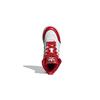 adidas Оригинальные Высокие Скейтбордические Ботинки для Детей Drop Step, Нескользящие, Износостойкие, Белые с Красным и Золотым, GY2028