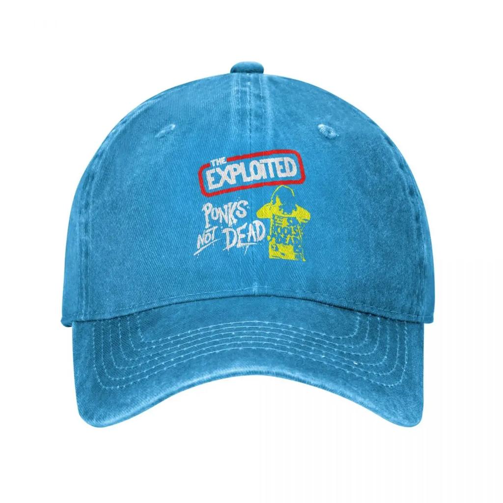 Hip Hop Wash Punks Not Dead The Exploited Бейсболка Мужская Женская Кепка Snapback Casquette