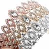 Princess Crystal Silver Color Hair Accessories Headband Hair Crown Bridal Tiara Headwear Ornaments