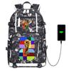 2026 World Cup Print Student Backpack Large Capacity Outdoor Travel Bag USB Charging Laptop Backpack Trendy