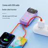 Встроенный кабель Power Bank для быстрой зарядки Newmine