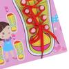Игрушка для обучения завязыванию шнурков Деревянная одежда Обучающая игрушка для малыша Подарок для младенца