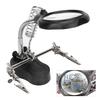 Magnifier Soldering Station Multifunctional with LED Magnifying Glass Repairing Tool